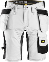 Snickers Shorts AllroundWork Stretch Holster Pockets 6141 - Homme - Wit/ Zwart - 50