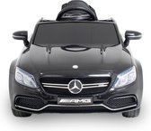 Mercedes Elektrische Kinderauto C63 AMG Zwart - Krachtige Accu - Op Afstand Bestuurbaar - Veilig Voor Kinderen
