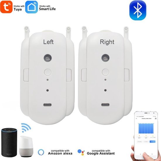 Viatel - 2 Switchbot - Smarthome -Tuya Bluetooth Smart Gordijn Robot Gordijn...  | bol.com