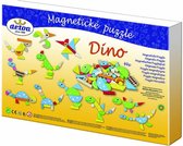 Detoa Magneetpuzzel Dino Junior 310 X 165 Mm Hout Groen 44-delig