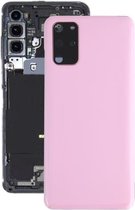 Batterij-achterklep met cameralensafdekking voor Samsung Galaxy S20 + (roze)