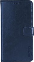 Voor Geschikt voor Xiaomi Redmi Note 10 Pro idewei Crazy Horse Texture Horizontale Flip lederen tas met houder & kaartsleuven & portemonnee (blauw)