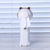 Handheld hydraterend apparaat Oplaadbare ventilator Mini USB-oplaadspray Bevochtiging Kleine ventilator (M10 White Kitten)