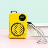 DM-45 Student Outdoor Hanging Neck USB-ventilator Draagbare mini-handventilator (geel)