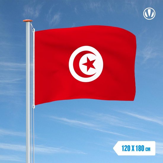 Drapeau Tunisie 120x180cm