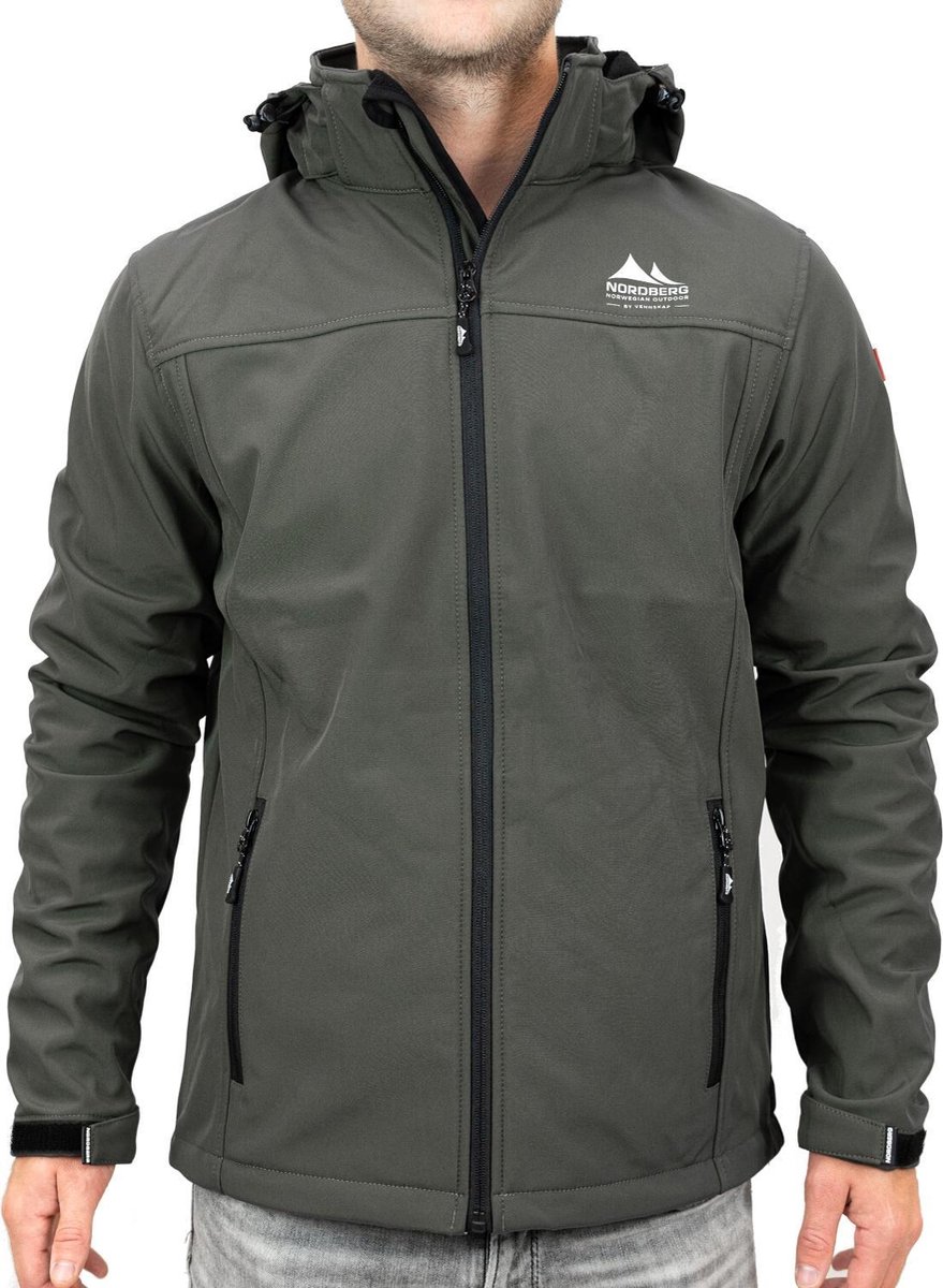 Nordberg Eldgrim Heren Softshell Ms00201-ay - Kleur Groen - Maat 4XL