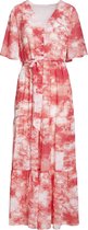 Smashed Lemon Jurk Dress 21305 220/000 Coral/white Dames Maat - M