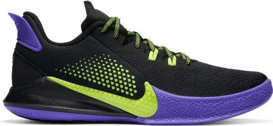 Nike Mamba Fury Zwart Geel Paars Schoenmaat EU : 38.5 | bol.com