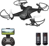 drone met camera - ZINAPS tech rc Drohne mit Kamera HD FPV RC Mini Drone mit 2 Akkus 2.4Ghz Ferngesteuerte Quadrocopter Anfänger APP Steuerung Foto Live Video Übertragung Handysteu