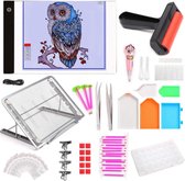 diamant schilderij accesoires - HOTOOLME 5D Diamond Schilderen Kit Praktische DIY Diamond Schild.acc Pack met 28 Slots Diamond Embroidery Sorting Box pincet Pennen Toolbox