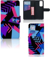 Telefoonhoesje OnePlus 9 Pro Wallet Book Case Design Funky Triangle