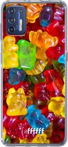 6F hoesje - geschikt voor Motorola Moto G9 Plus -  Transparant TPU Case - Gummy Bears #ffffff