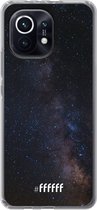 6F hoesje - geschikt voor Xiaomi Mi 11 -  Transparant TPU Case - Dark Space #ffffff