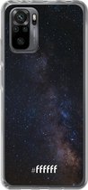 6F hoesje - geschikt voor Xiaomi Redmi Note 10 Pro -  Transparant TPU Case - Dark Space #ffffff