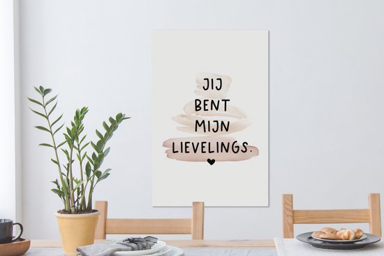 Tableau Peinture Citations - Proverbes - Tu es mon préféré - Amour - 40x60 cm - Décoration murale