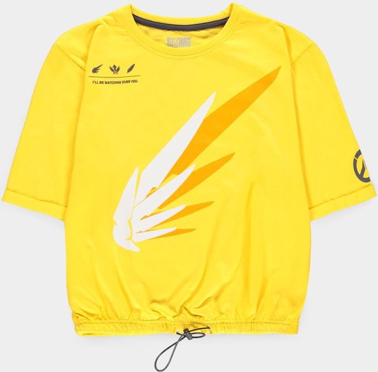 Overwatch - Mercy's Wings Crop top - M - Geel