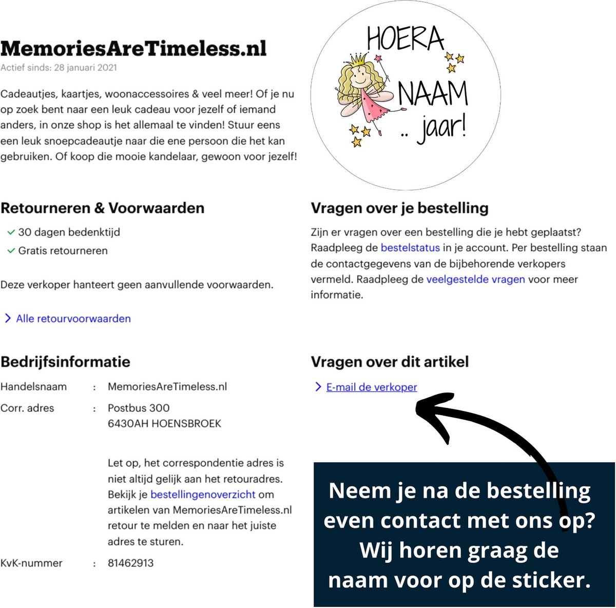 20 x Stickers Met Naam Leeftijd | Verjaardag Fee Prinses | Gepersonaliseerd | Sluitstickers | Kinderfeest Traktatie — afbeelding 6