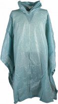 regenponcho unisex blauw regeldruppel one size