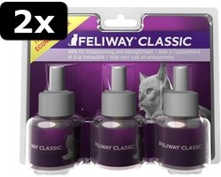 2x - FELIWAY CLASSIC NAVULLING 3X48ML