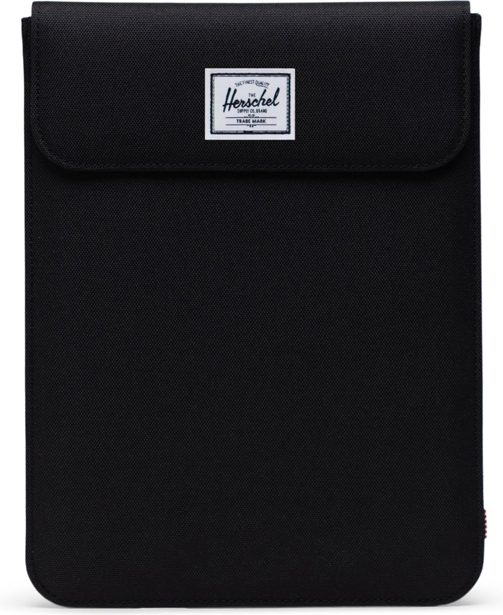 Spokane Sleeve 9-10 Inch - Black / Tijdloze laptophoes met magnetische sluiting & fleece voering - voor Macbook - Thinkpad / Beperkte Levenslange Garantie / Zwart