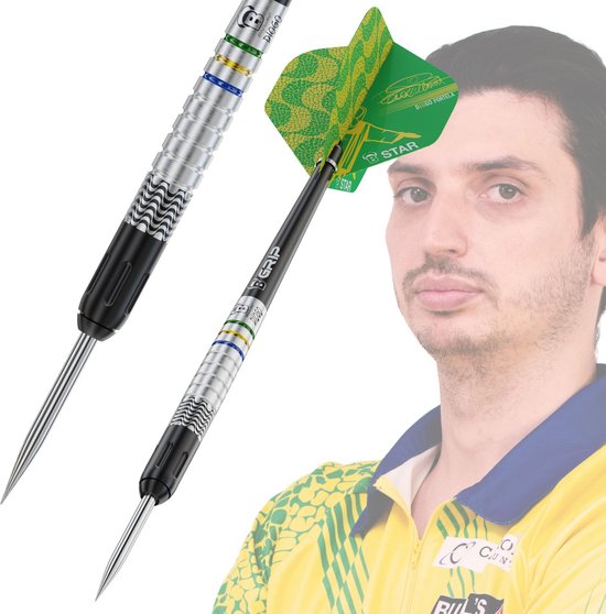 Bull's Germany Challenger Steeldart D. Portela 90% - 24 gram van Bull's — afbeelding 4