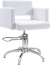 Luxiqo® Kappersstoel – Behandelstoel – Salonstoel – Barbierstoel – Kappersstoel Verstelbaar – Wit