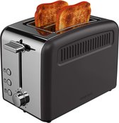Silvercrest Kitchen Tools Broodrooster - Functies: ontdooien en opwarmen - Vermogen: 950 W - Standen: 6 - Met gepolijst RVS front en gelakte zijvlakken - Geïntegreerd broodjesopzet