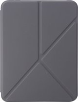 Shop4 - iPad mini (2021) Hoes - Origami Smart Book Cover Grijs