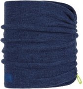 nekwarmer merinowol donkerblauw one-size