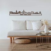 Skyline Sint Niklaas Zwart Mdf 165 Cm Wanddecoratie Voor Aan De Muur Met Tekst City Shapes