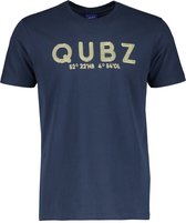 Qubz T-shirt - Modern Fit - Blauw - L