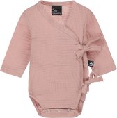 Muslin overslag romper (rose)