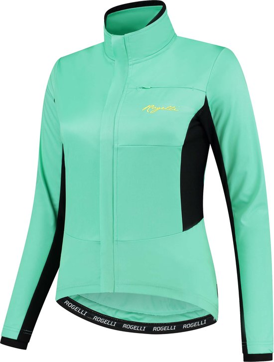 Rogelli Barrier Winterjack - Dames - Fietsjack - Mint Groen - Maat M