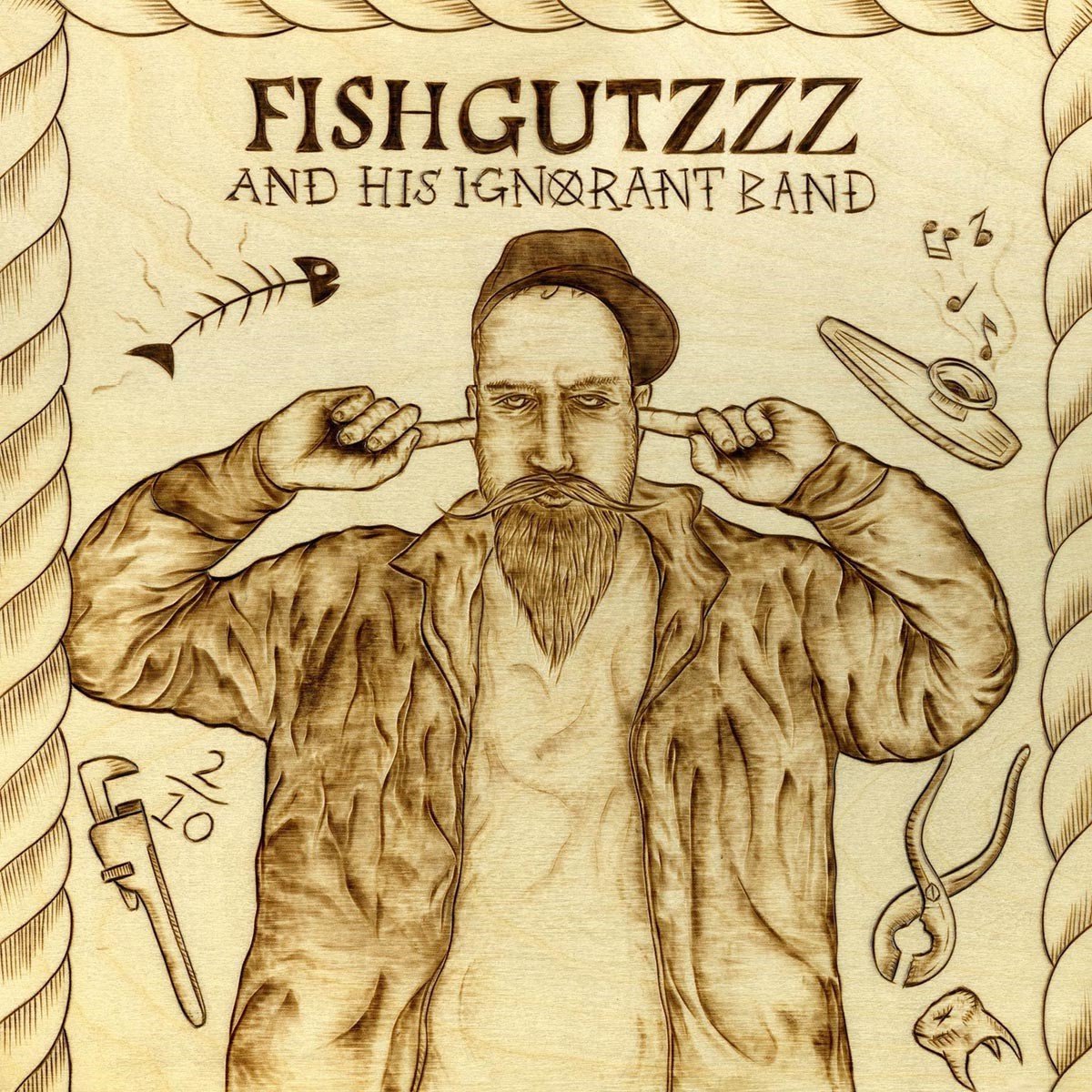 Fishgutzzz - Fishgutzzz And His Ignorant Band (LP)