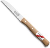 Couteau à légumes Robert Herder Classic 18,5 cm en acier inoxydable avec manche en bois de hêtre rouge