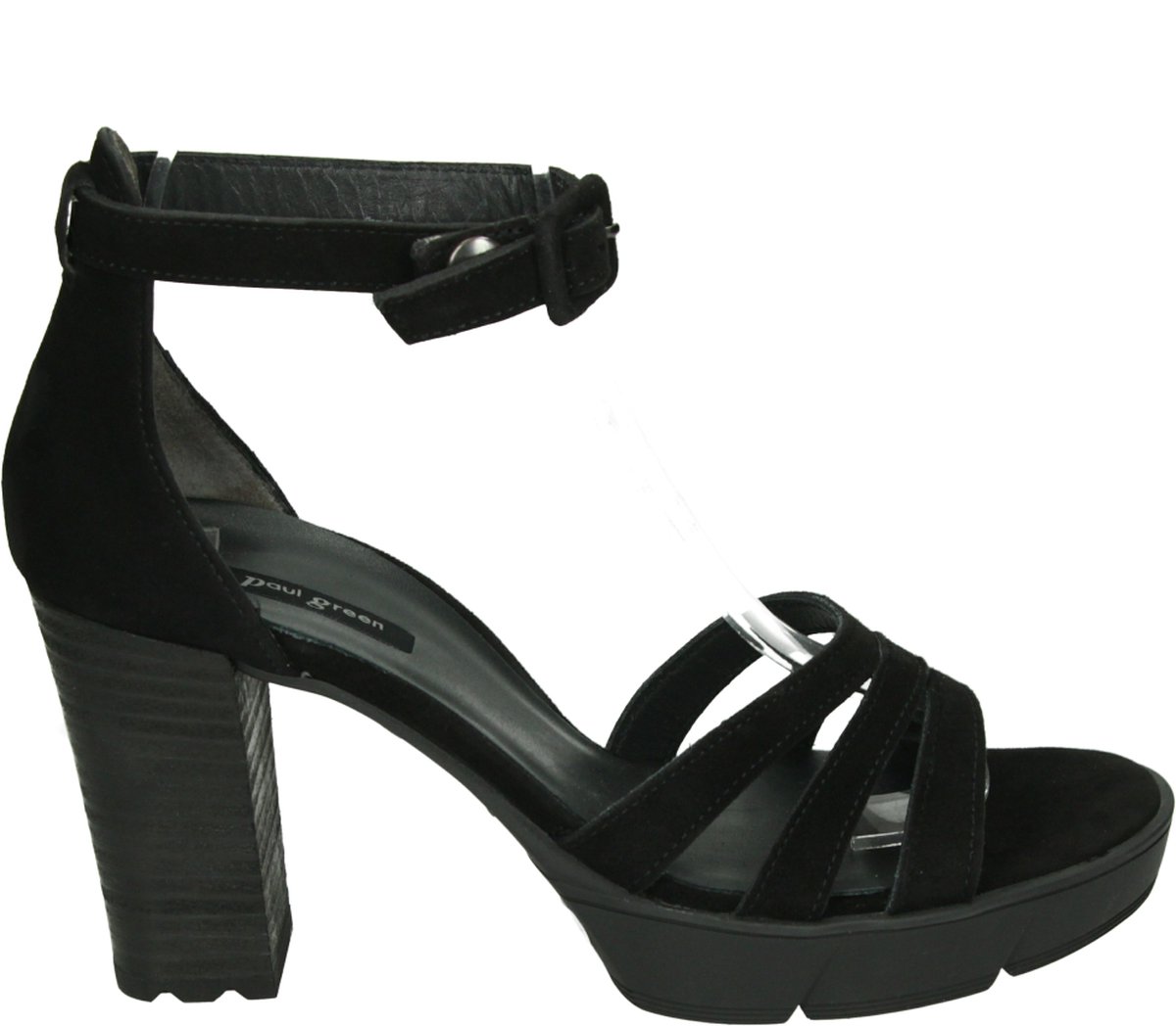 paul 7930 Sandalen met hakDames Sandalen Zwart