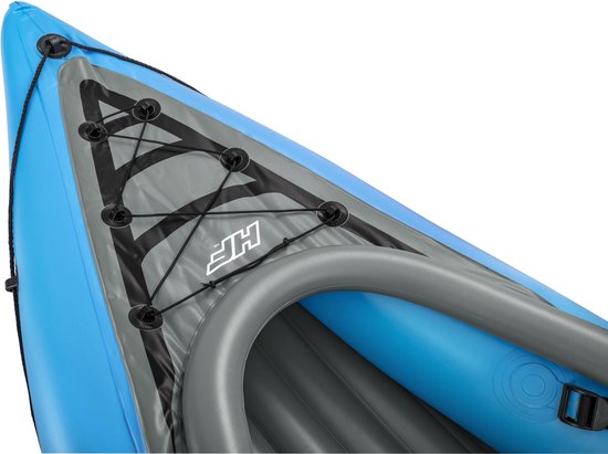 Bestway - Opblaasbare Kayak - Hydro-Force Cove Champion X2 - 2 Persoons - Inclusief Peddels, Stoelen, Handpomp en Vinnen