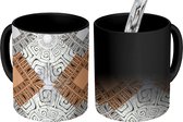 Magische Mok - Foto op Warmte Mokken - Koffiemok - Zuid Amerika - Patronen - Abstract - Magic Mok - Beker - 350 ML - Theemok