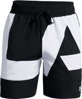 Under Armour Baseline Woven Short Heren - Sportbroeken - zwart/wit - maat XL