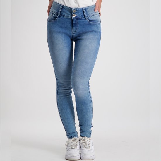 Cars Jeans Amazing Super skinny Jeans - Dames - Stone Bleached - (maat: 33)