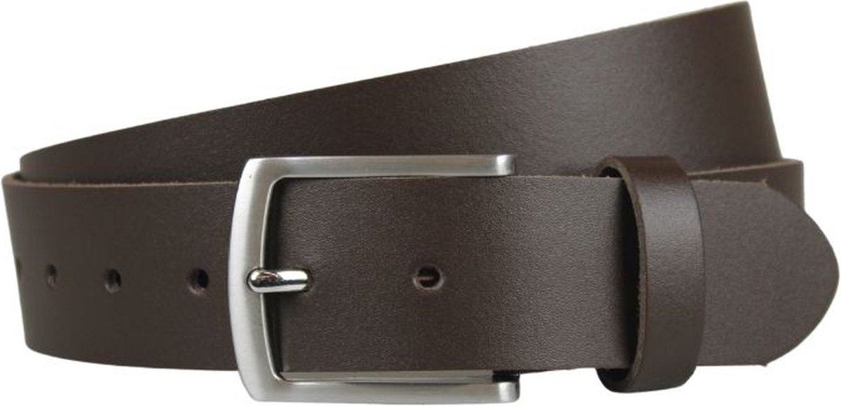 Leren Riem heren/dames - exclusieve heren riemen - Taillemaat: 95 - Pantalon riem - Brede Riem - Stoere Riem