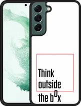 Galaxy S22+ Hardcase hoesje Think outside the Box - Designed by Cazy