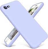 Shieldcase Siliconen hoesje met camera bescherming geschikt voor Apple iPhone SE 2022 - paars