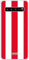 6F hoesje - geschikt voor Samsung Galaxy S10 5G -  Transparant TPU Case - Sparta Rotterdam #ffffff