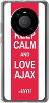 6F hoesje - geschikt voor Huawei P40 Pro -  Transparant TPU Case - AFC Ajax Keep Calm #ffffff