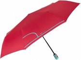 paraplu automatisch dames 98 cm microfiber rood