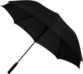 paraplu automatisch 130 cm polyester zwart