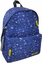 rugzak Monochrome 23 liter 42 x 32 cm polyester blauw