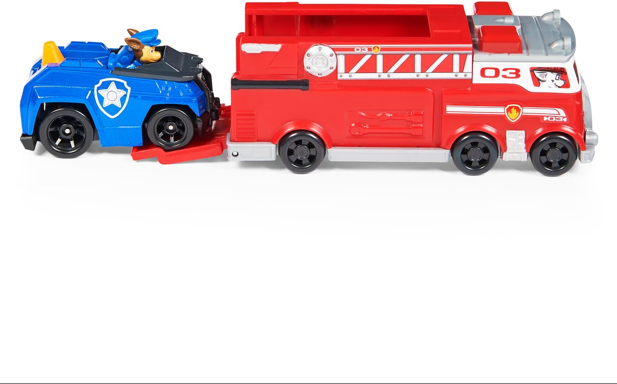 PAW Patrol True Metal Brandweerauto - Gegoten teamvoertuig met Chase-speelgoedvoertuig - schaal 1:55 — afbeelding 10