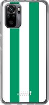 6F hoesje - geschikt voor Xiaomi Redmi Note 10 Pro -  Transparant TPU Case - FC Groningen #ffffff